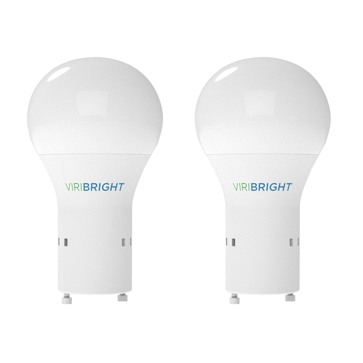 Viribright® A19 LED Bulb, GU24, 12W, 1100 Lumens, CEC, JA8, Dimmable, Soft White 2700K