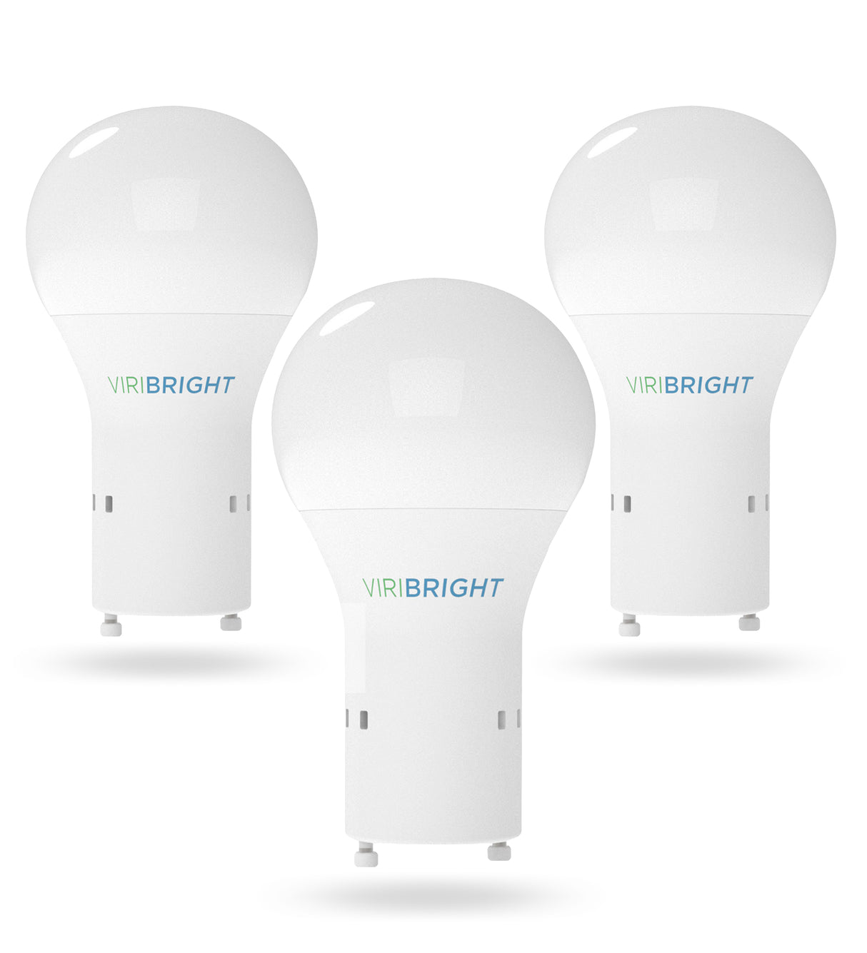 Viribright® A19 LED Bulb, GU24, 9W, 800 Lumens, Non-Dimmable