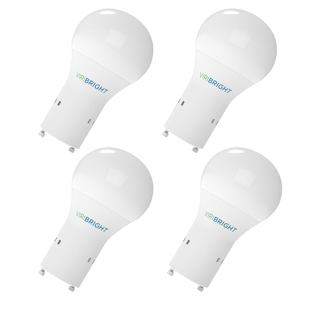 Viribright® A19 GU24 Twist & Lock LED Bulb, 60W Equivalent, 800 Lumens, Non-Dimmable