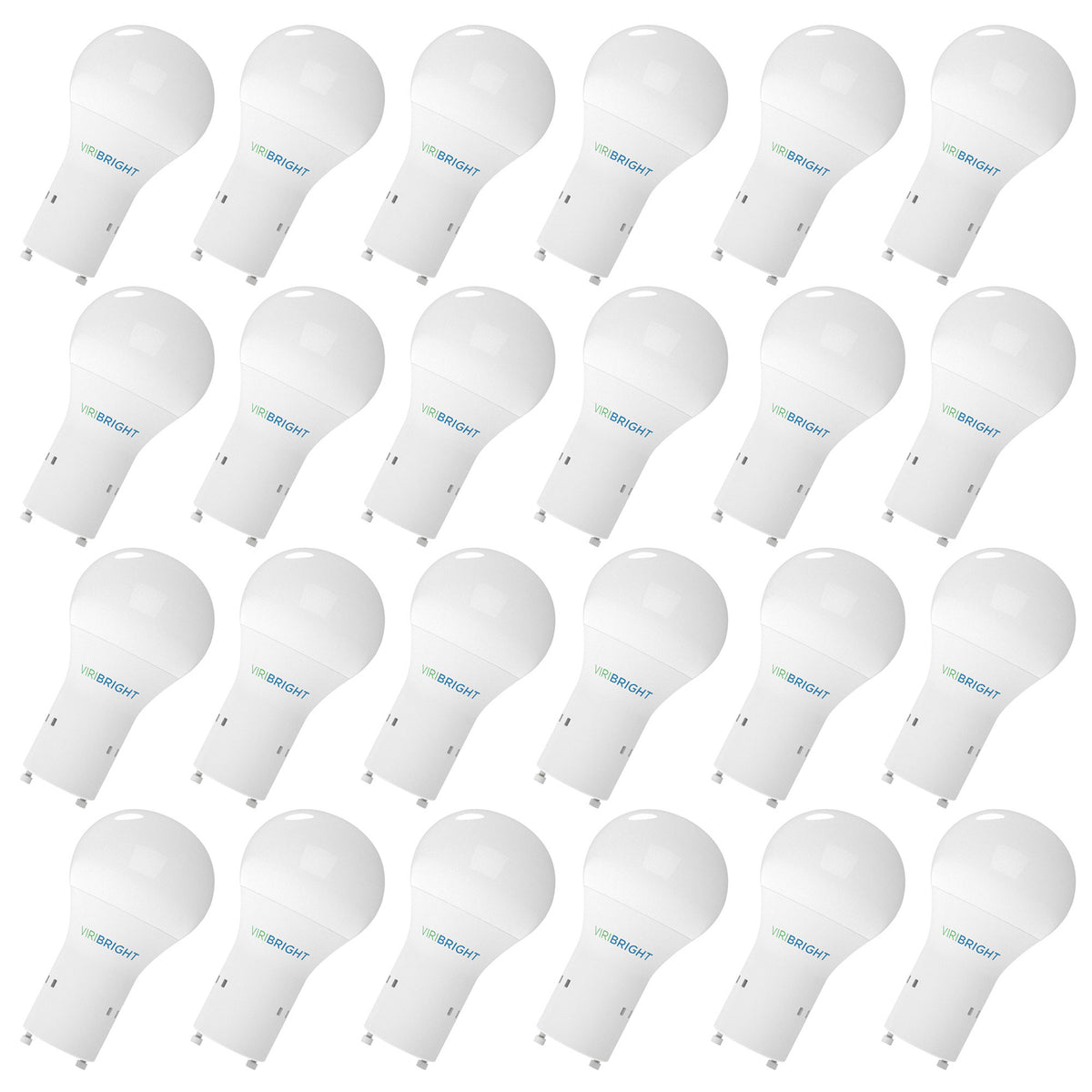 Viribright® A19 GU24 Twist & Lock LED Bulb, 60W Equivalent, 800 Lumens, Non-Dimmable