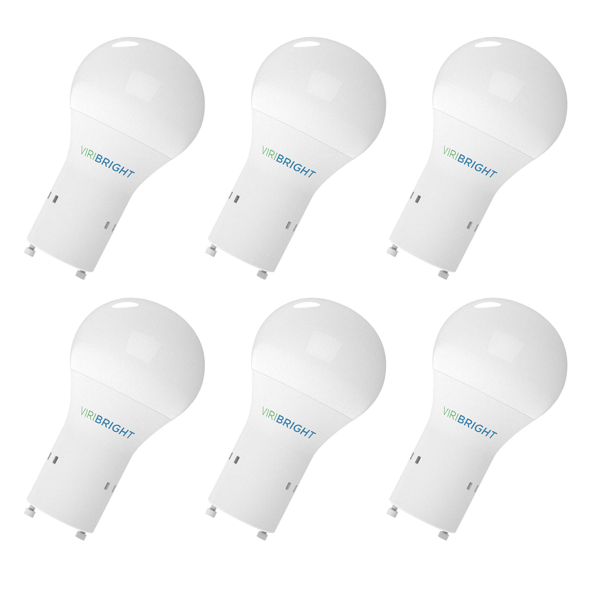 Viribright® A19 LED Bulb, GU24, 9W, 800 Lumens, Non-Dimmable