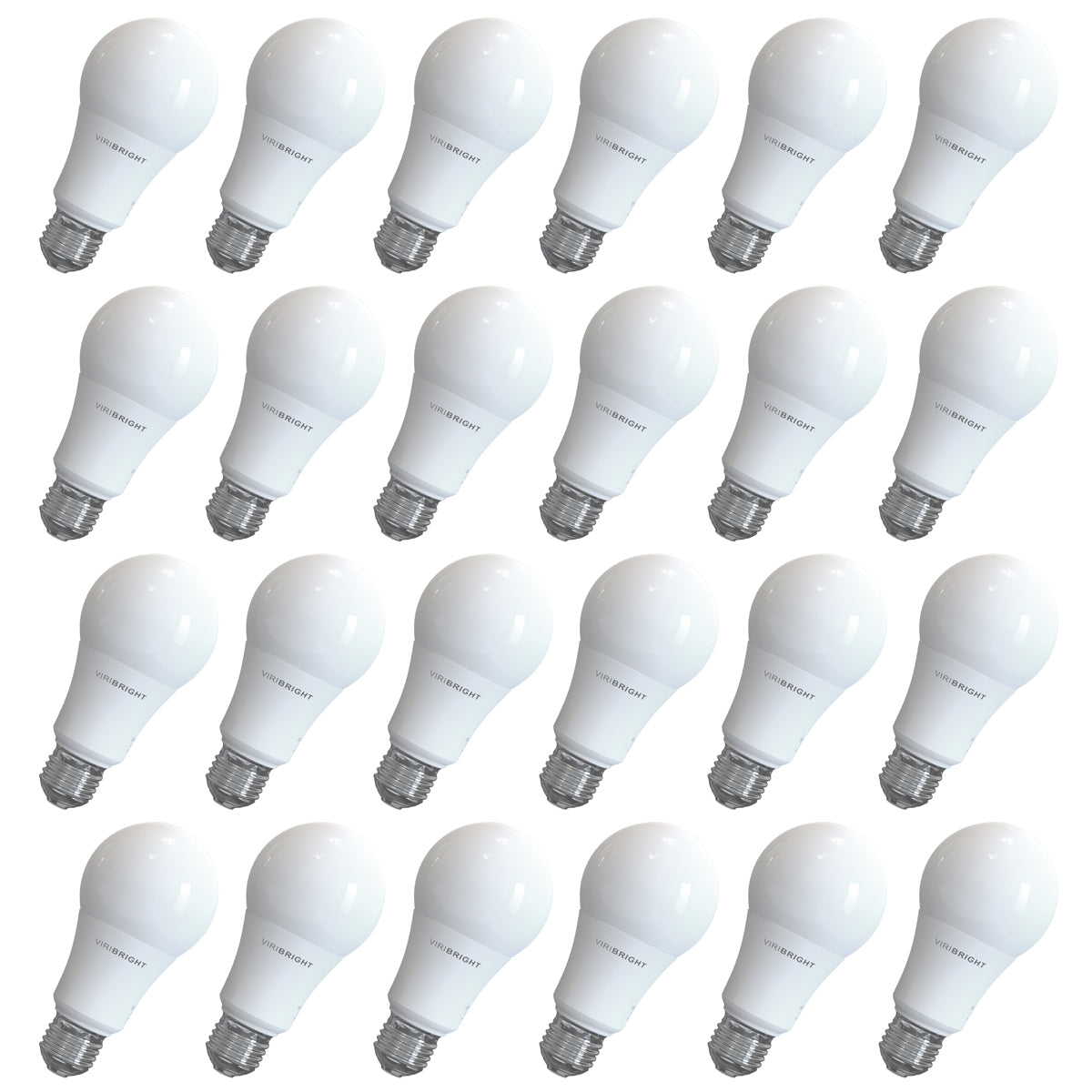 Viribright® A19 LED BULB, 9W, 800 Lumens, Non-Dimmable (4 Pack)