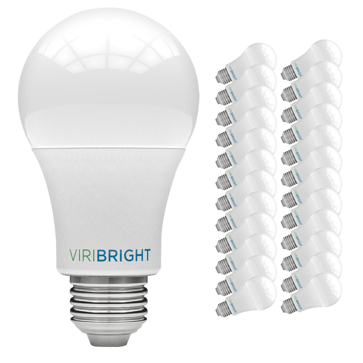 Viribright® A19 LED Bulb 100W Equivalent, 1500 Lumens, Non-Dimmable, E26