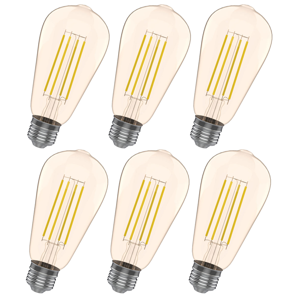 Viribright® ST19 LED Bulb, Filament, Energy Star, Amber 2200K