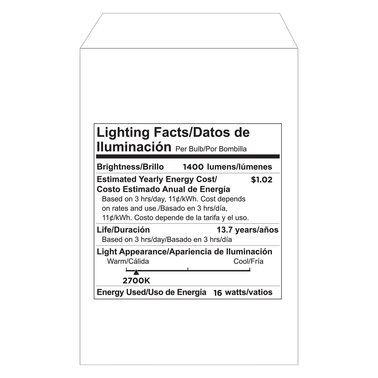 Viribright® BR40 LED Bulb, 75W Equivalent, 1400 Lumens, Dimmable