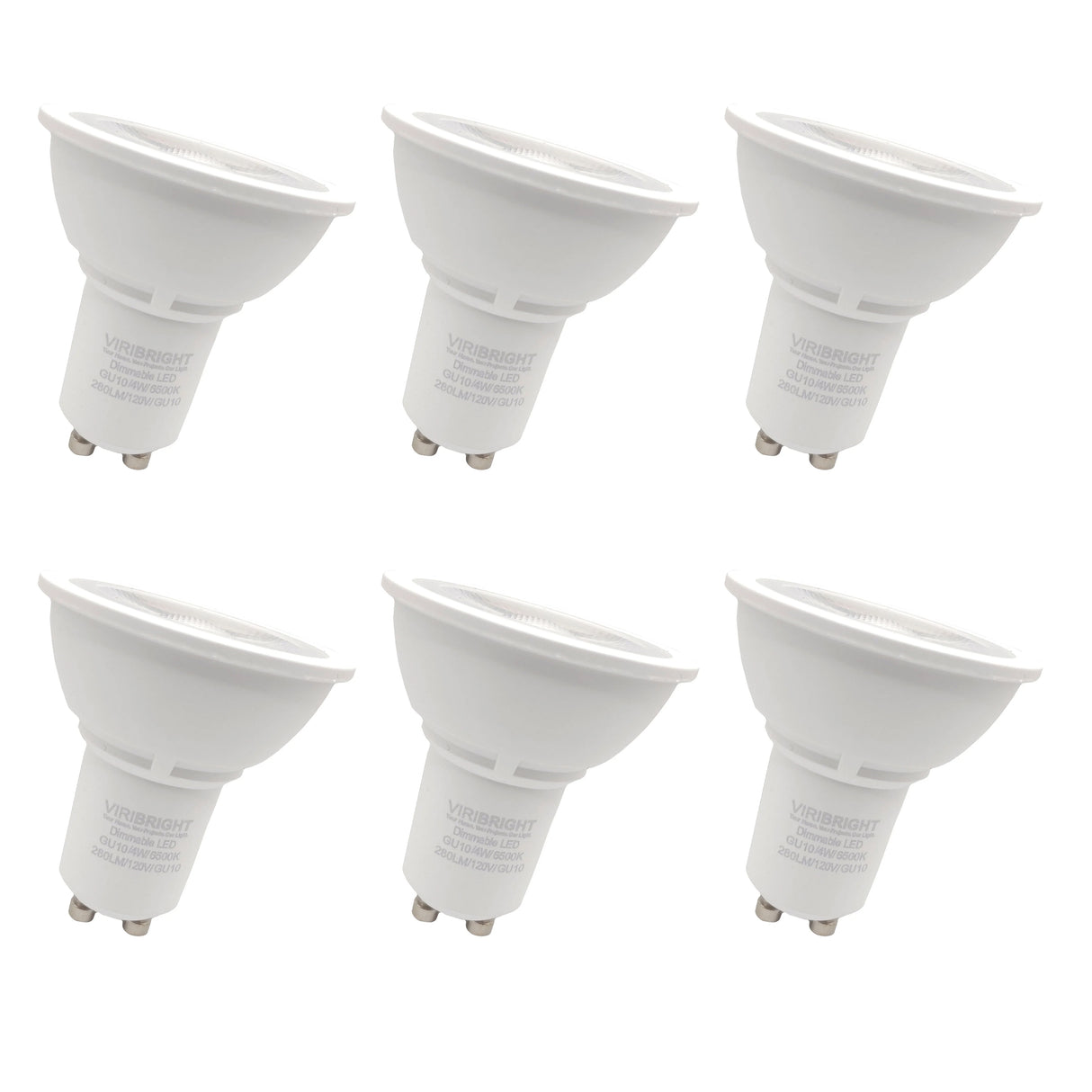 Viribright® 35-Watt EQ MR16 GU10 310lm LED Medium Reflector Flood Light Bulb