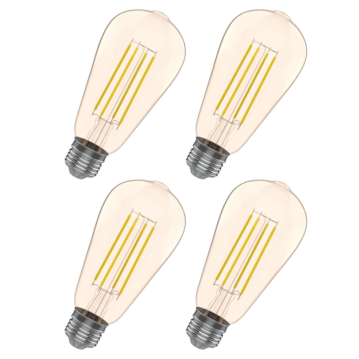 Viribright® ST19 LED Bulb, Filament, Energy Star, Amber 2200K