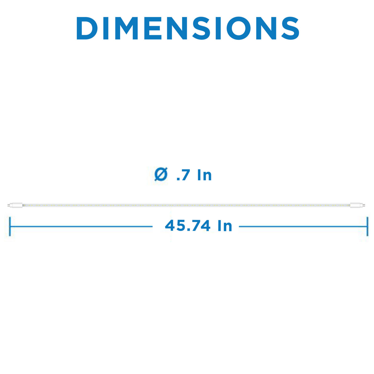 LED Grow Light Tube, T5, Type A - 4200K