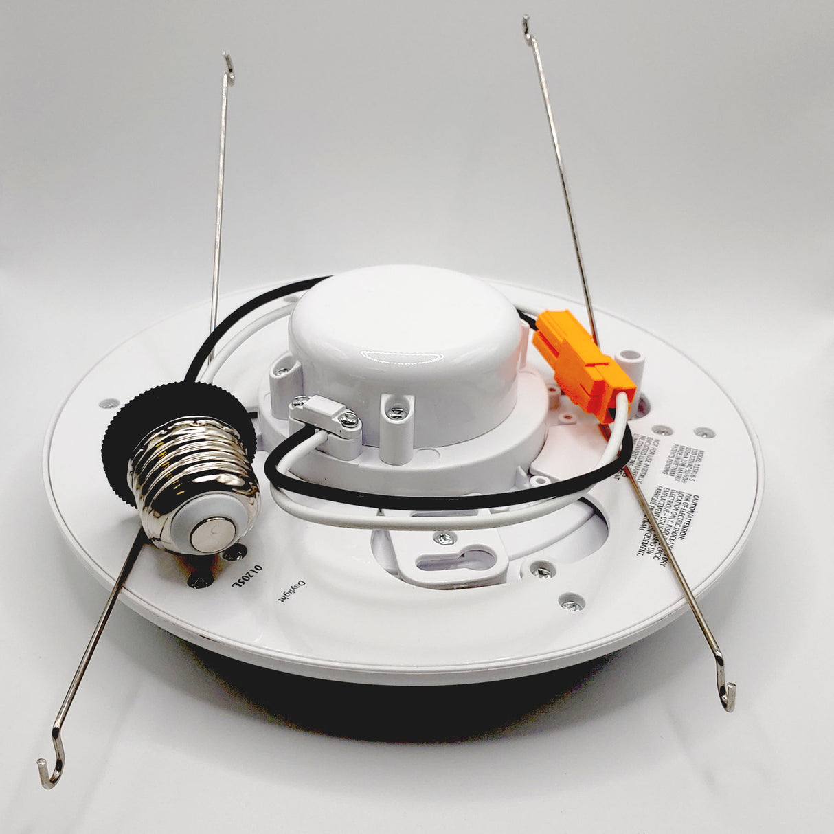 75-Watt Equivalent Universal 6in. 1000 Lumens LED Downlight Light Replacement Disc, Retrofit E26 Adapter Included