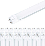Viribright® T8 LED Tube, G13, 4Ft, Frosted, Hybrid Type A+B, CCT (20 Pack)