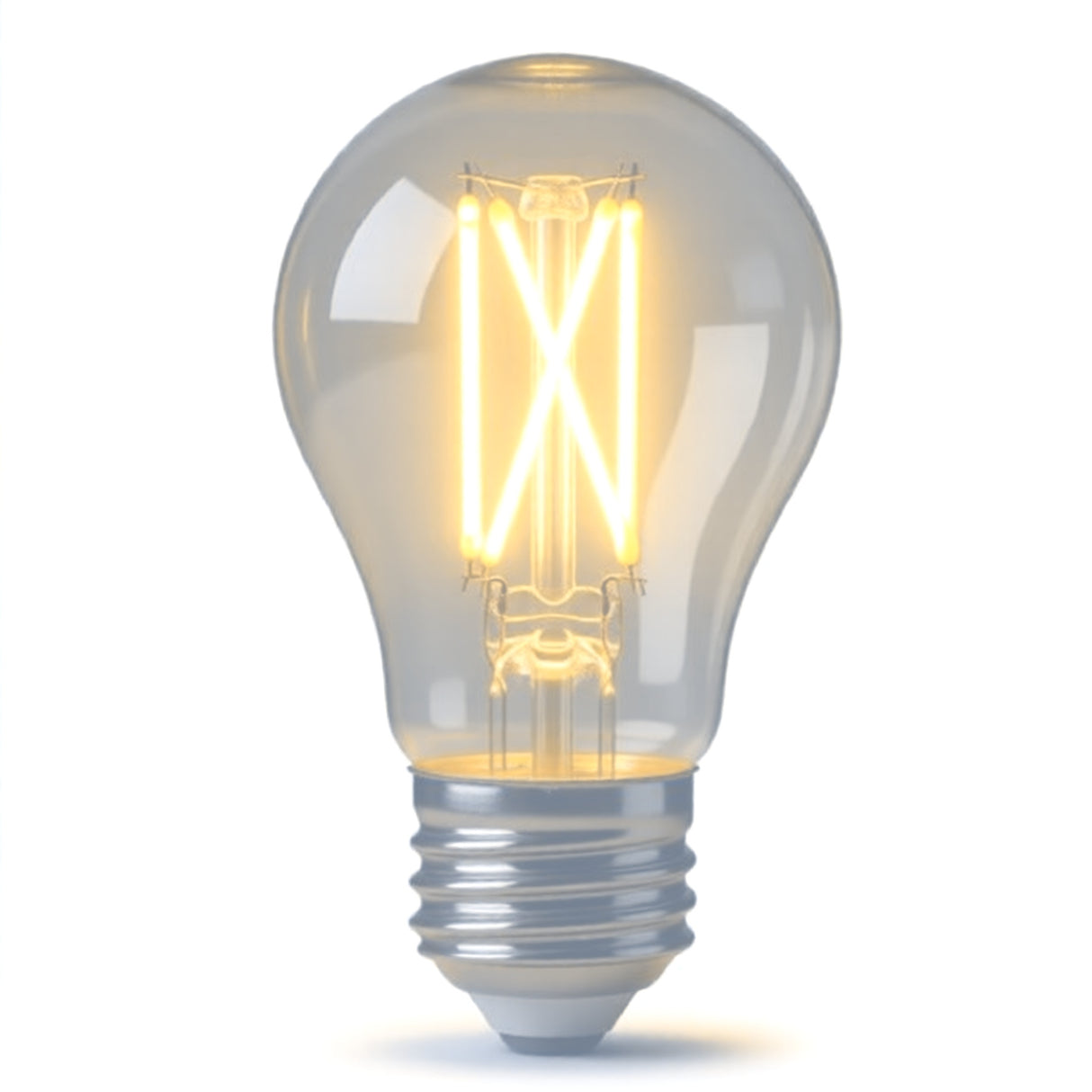 40-Watt Equivalent A15 Dimmable Clear Glass Filament LED Light Bulbs (4 Pack)