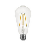 75-Watt EQ ST19 E26 Dimmable 800lm LED Filament Light Bulb