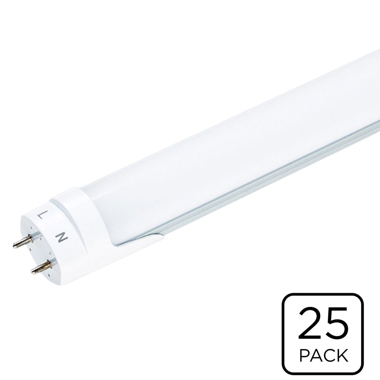 24W T5 LED Tube 4 Ft. Type ( A+B) Hybrid, 5000K (Daylight) (25 Pack)