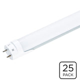 15-Watt T8 4-Foot Ballast Bypass 2200lm LED Light Bulb Tube (25-Pack)