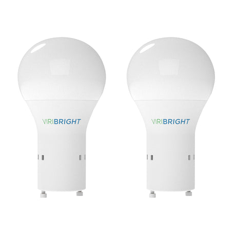Viribright® A19 LED Bulb, GU24, 9W, 800 Lumens, Non-Dimmable