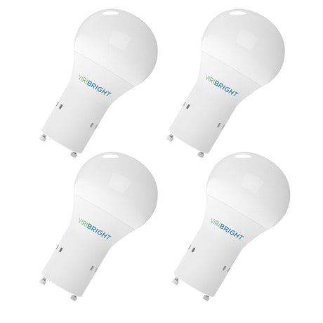 Viribright® A19 GU24 Twist & Lock LED Bulb, 60W Equivalent, 800 Lumens, Non-Dimmable