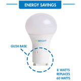 Viribright 60-Watt Equivalent A19 GU24 General Purpose LED Light Bulb