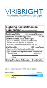 100-Watt EQ A19 GU24 Dimmable 1100lm LED Light Bulb JA8, T24, CEC (4 Pack)