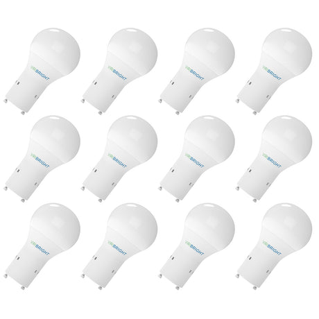 Viribright® A19 GU24 Twist & Lock LED Bulb, 60W Equivalent, 800 Lumens, Non-Dimmable