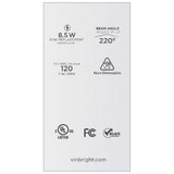 Viribright® A19 LED Bulb, ECO, 8.5W, Non-Dimmable, Cool White 4000K