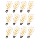 ST19 LED Bulb, Filament, Energy Star, Amber  – 2200K (1 Pack)