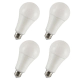 A19 LED Light Bulbs, 100W, 1600 Lumens, Dimmable  (4 Pack)