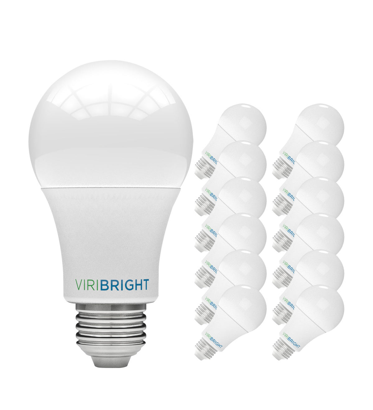 Viribright® A19 LED Bulb 100W Equivalent, 1500 Lumens, Non-Dimmable, E26
