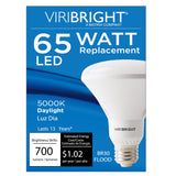 Viribright® BR30 LED Bulb, E26, Screw Base, 65W Equivalent, 700 Lumens, Dimmable, CEC, 90+ CRI