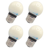 Viribright® 2W G15 Frosted Globe LED Bulb – 2700K Warm White, 180lm, E26 Base, Non-Dimmable, 4-Pack