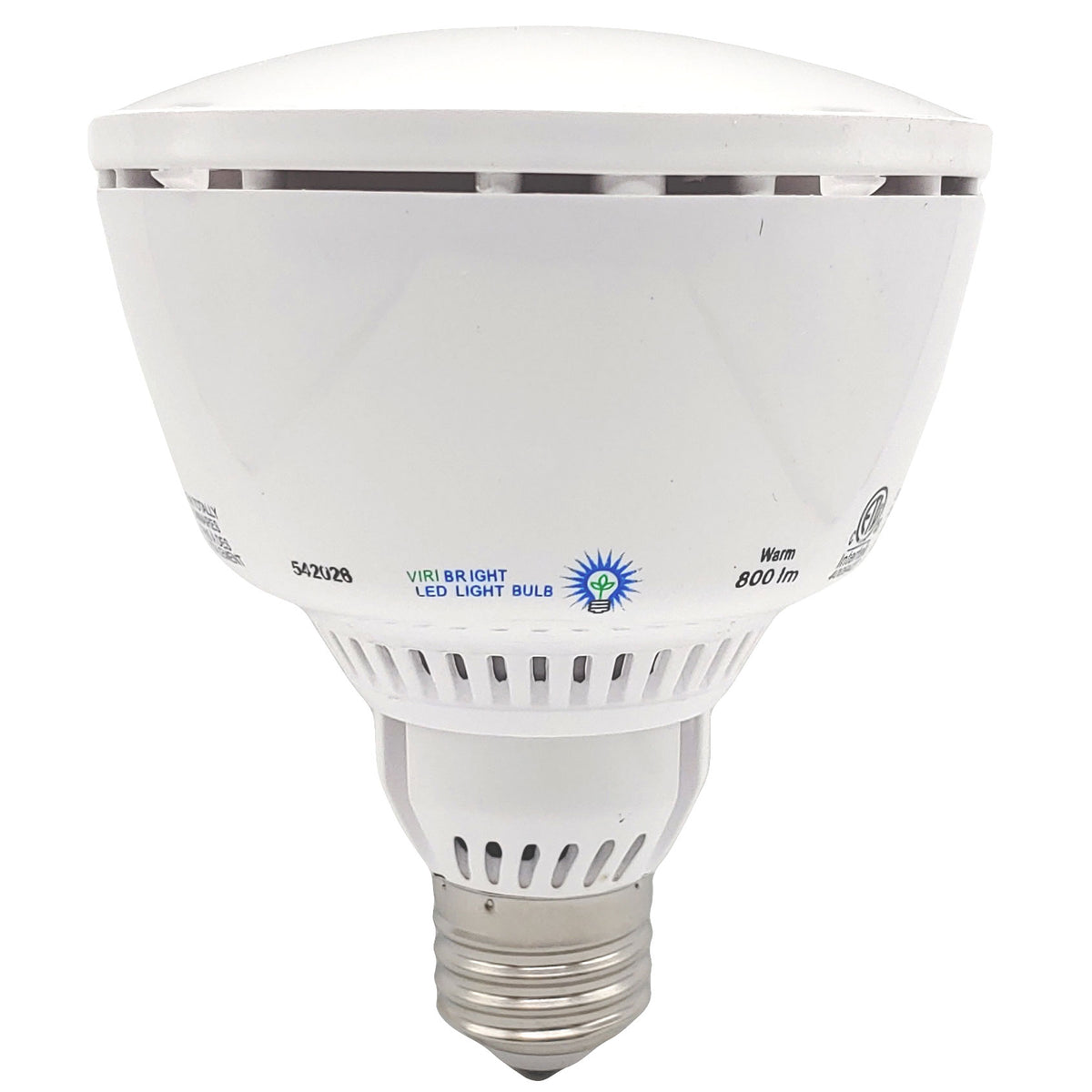 Viribright® 9.5W PAR30 LED Flood Light Bulb, 50W Equivalent, E26 Base, 90 CRI, Dimmable