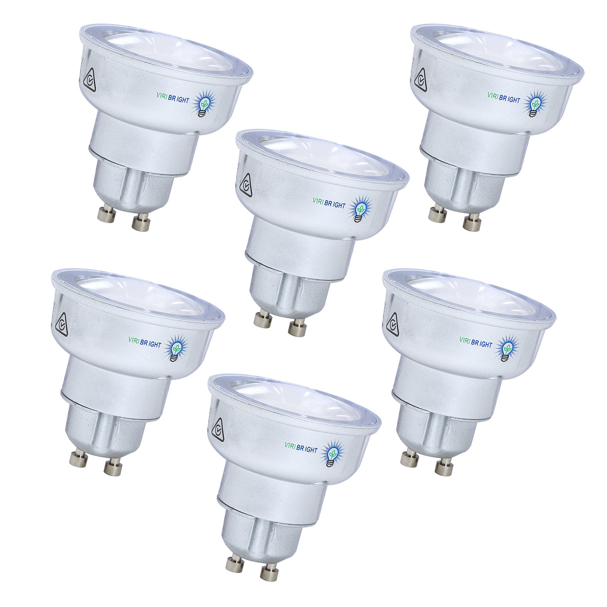 Viribright® MR16 LED Bulb, GU10, 4.2W, Reflector Flood Light, Warm White  2700K