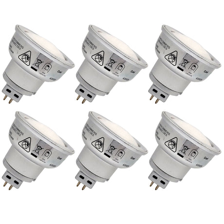 Viribright® 25-Watt Equivalent MR16 GU5.3 LED Bulb, 310 Lumens, 90+ CRI, Medium Flood, Non-Dimmable