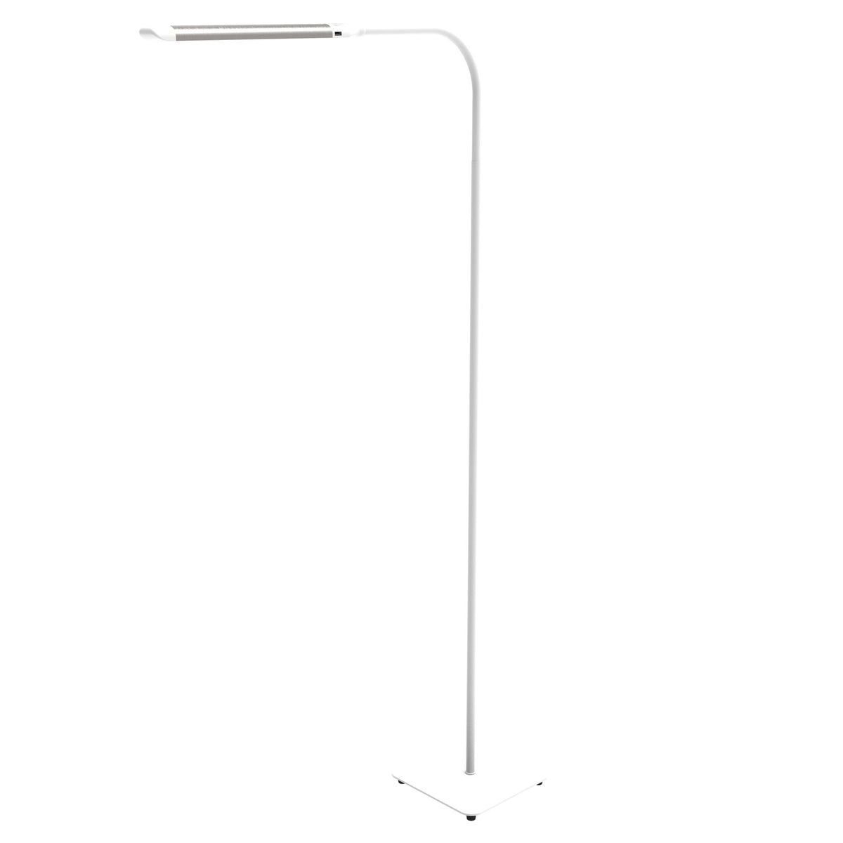 Viribright® 12W LED Floor Lamp – White, Selectable CCT, 2700K–6500K, Dimmable