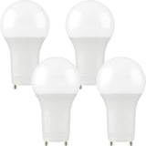 100-Watt EQ A19 GU24 Dimmable 1100lm LED Light Bulb JA8, T24, CEC (4 Pack)