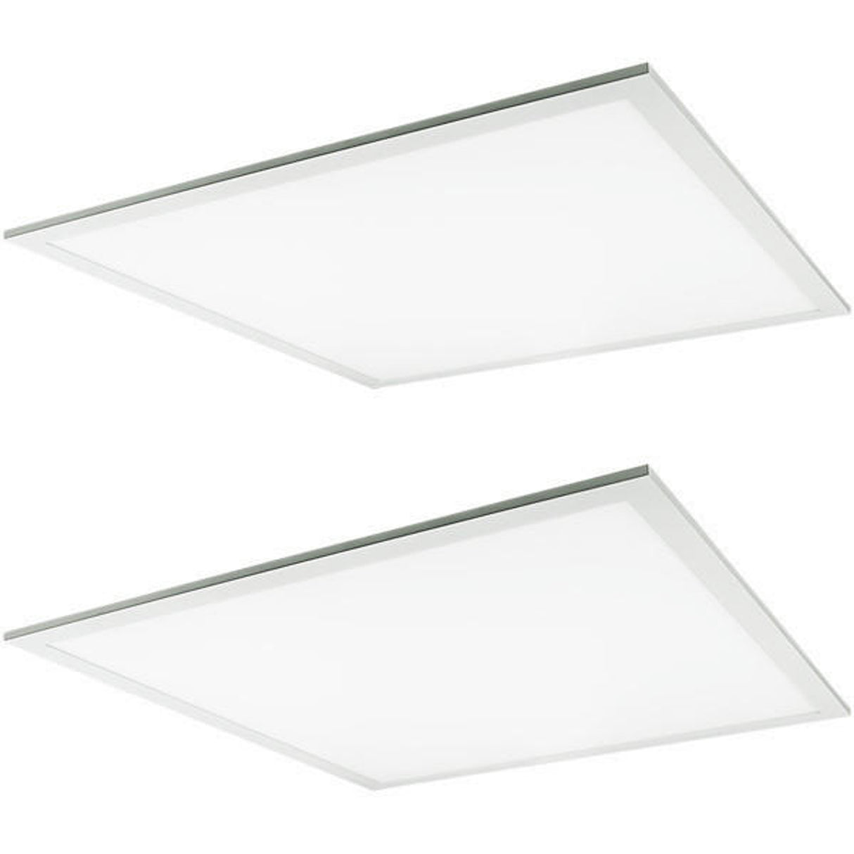 2x2 LED Flat Light Panel 2-Pack - Selectable Wattage and CCT - Dimmable - Up To 5,200 Lumens - 20W / 30W / 40W - 3000K / 4000K / 5000K (2 Pack)