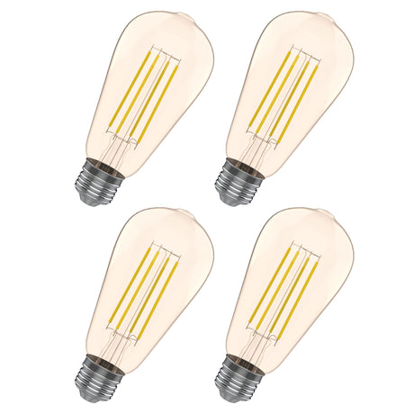 Viribright® ST19 LED Bulb, Filament, Energy Star, Amber 2200K