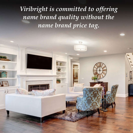 Viribright - 100-Watt Equivalent PAR38 Shape E26 Base LED Light Bulb 1500 Lumen - 654657-4