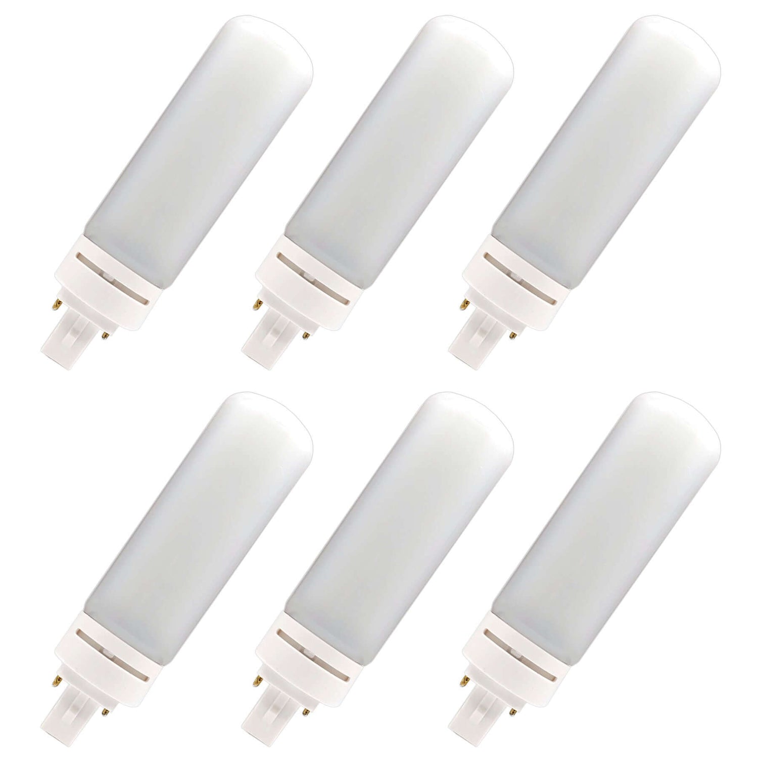 Viribright - 13-18 Watt Equivalent PL Lamp G24D-2P (2-Pin) Benchmark II Vertical LED Light Bulb - 750162-6