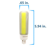 Viribright - 13/18-Watt Equivalent PL Lamp PLC G24D-2P (2-Pin) Benchmark II LED Light Bulb - 74403