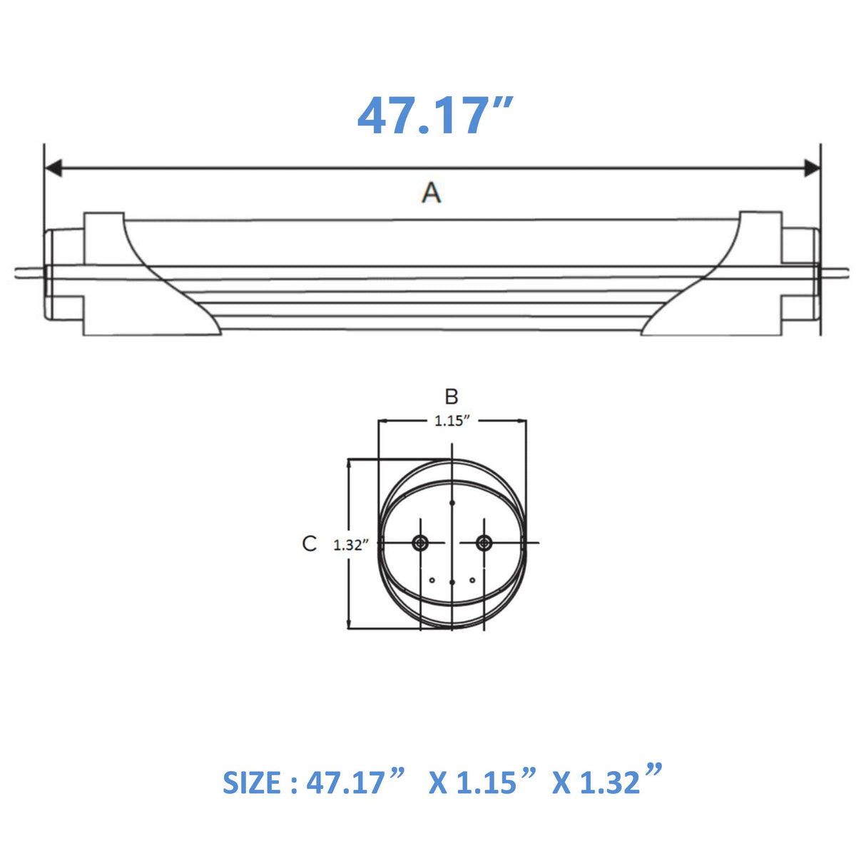 Viribright - 18-Watt Ballast Bypass T8 4-Foot 2350 Lumens Frosted Lens LED Light Bulb Tube - 518917-10