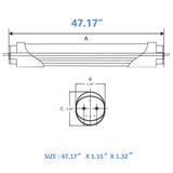 Viribright - 18-Watt Ballast Bypass T8 4-Foot 2350 Lumens Frosted Lens LED Light Bulb Tube - 518917-10