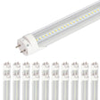 Viribright - 18-Watt T8 Ballast Bypass 4-Foot T8 2340 Lumens Clear LED Light Bulb Tube - 518896-25