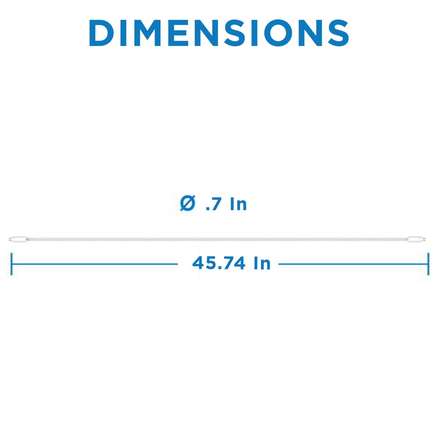 LED Grow Light Tube, T5, Type A - 4200K