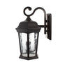 Flame Lantern Outdoor LED Wall Light with Sensor & Water Glass