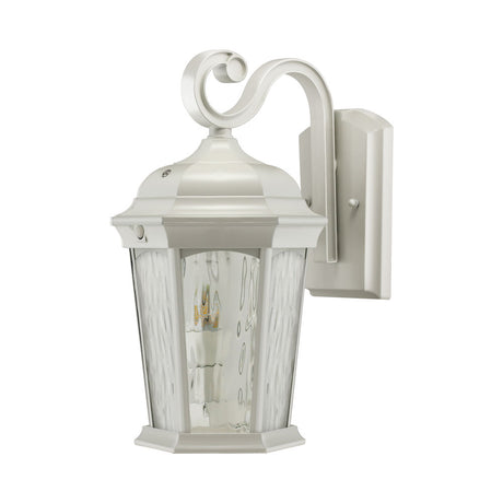 Flame Lantern Outdoor LED Wall Light with Sensor & Water Glass