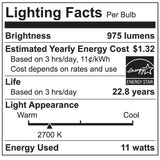 75-Watt Equivalent PAR30 E26 LED Indoor Flood Light Bulb, Energy Star / CEC / JA8
