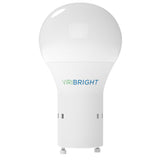 A single A19 shape bulb GU26 Pase LED light bulb from a Viribright Pro Pack