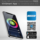 Viribright 60-Watt Equivalent A19 E26 Smart Wifi RGBW LED Light Bulb