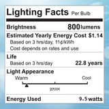 Viribright 60-Watt Equivalent A19 E26 Smart Wifi RGBW LED Light Bulb