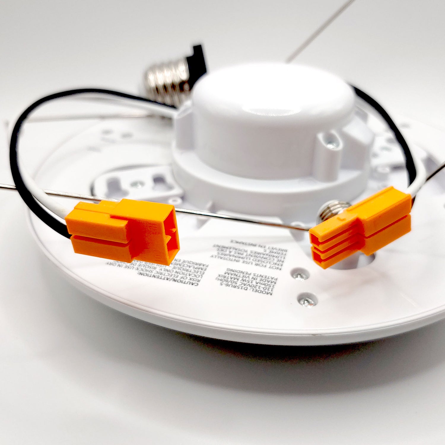 75-Watt Equivalent Universal 6in. 1000 Lumens LED Downlight Light Replacement Disc, Retrofit E26 Adapter Included